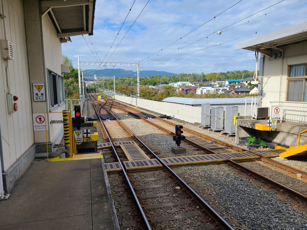阪急千里線　北千里駅引き込み線