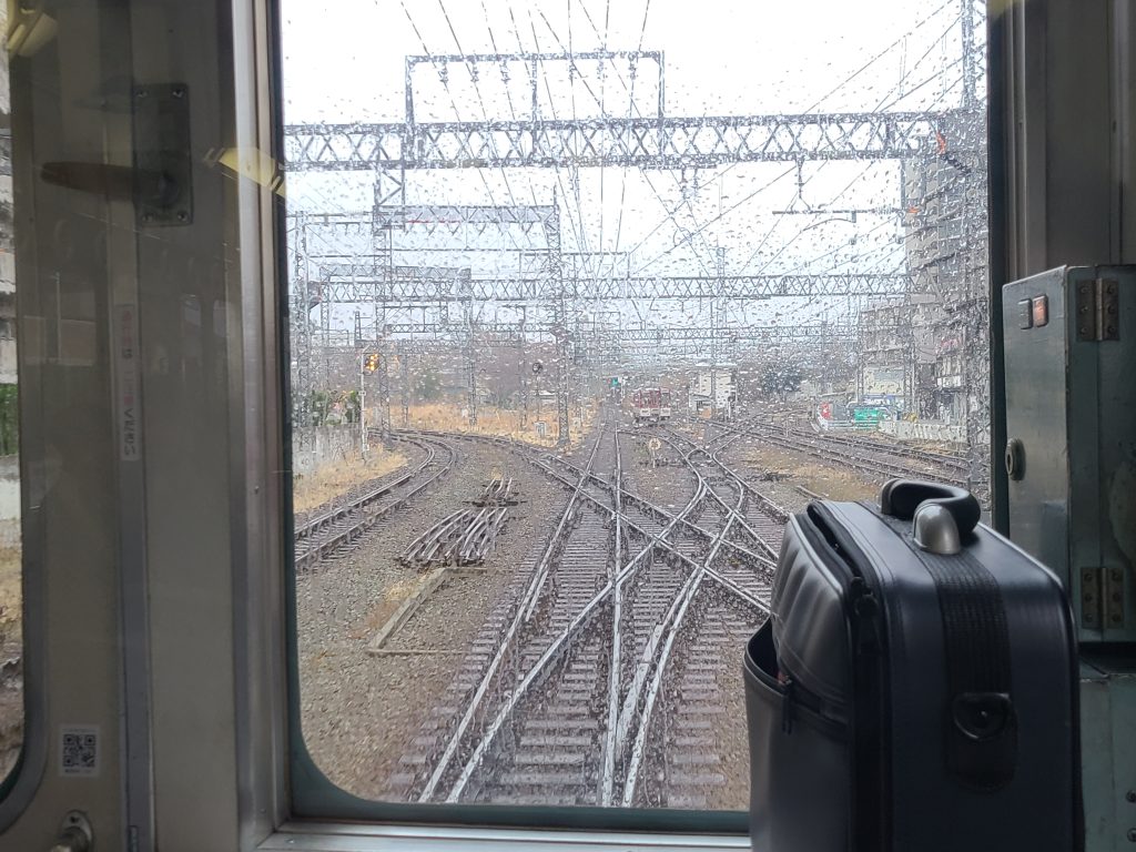 古市駅を出発し河内長野へ向かう準急長野ゆき