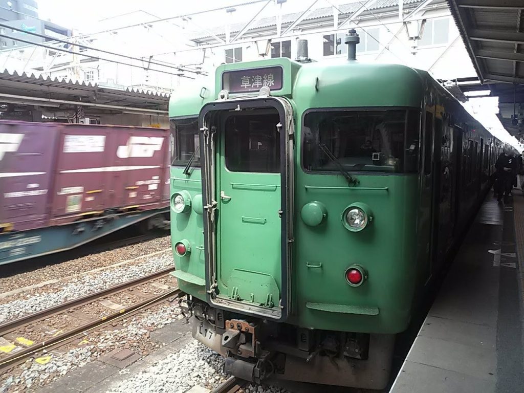 かつて草津線で活躍した113系電車