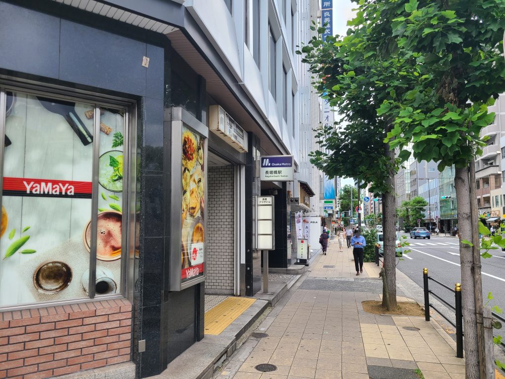 大阪メトロ長堀橋駅入口