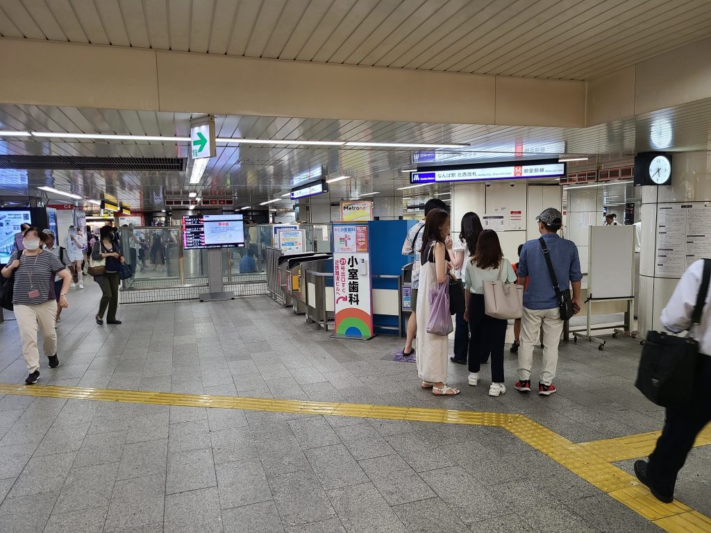 なんば駅改札口