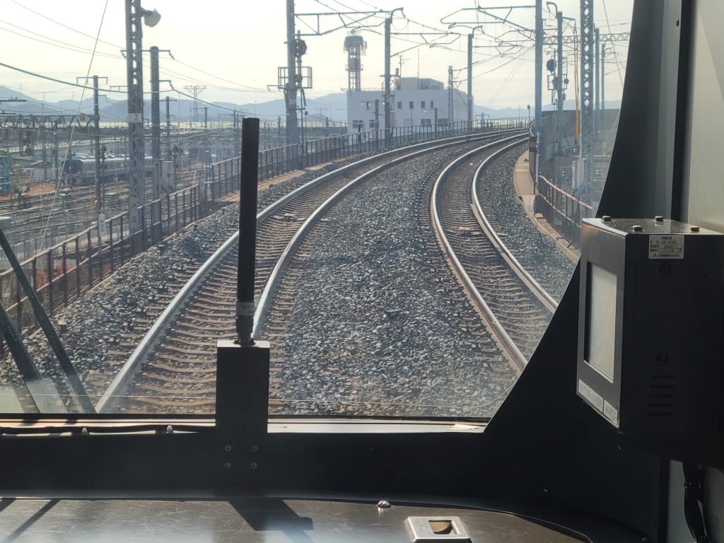 日根野ーりんくうタウン間の前面車窓
