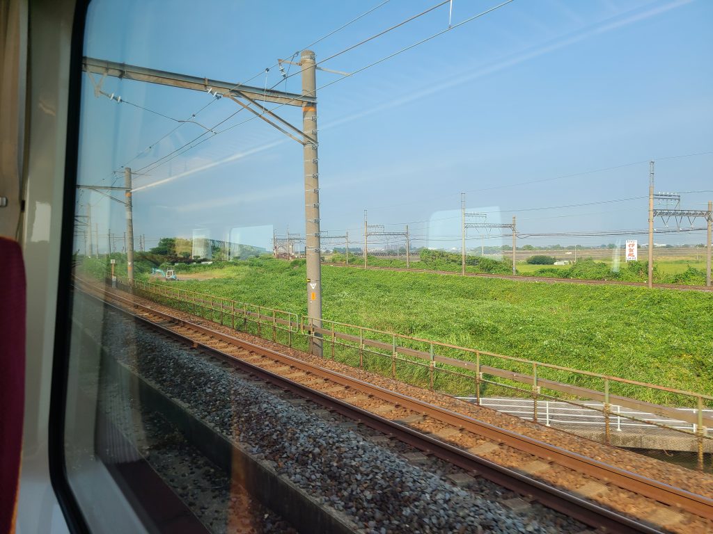 ＪＲ関西本線　木曽三川にかかる鉄橋車窓①