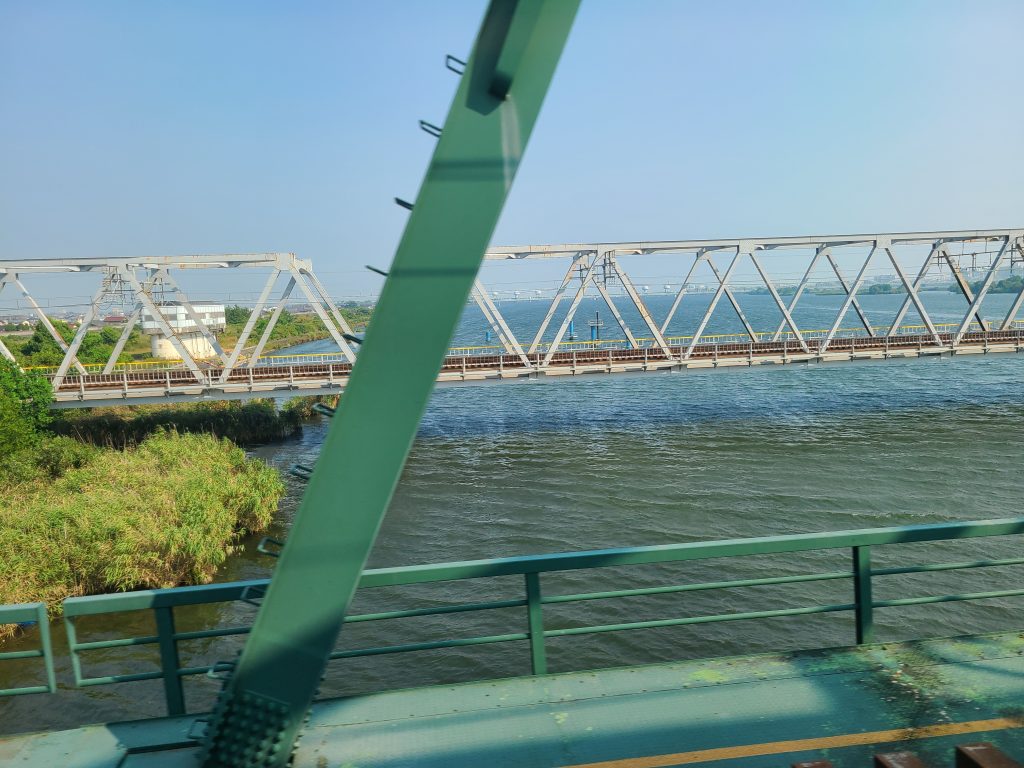 ＪＲ関西本線木曾三川橋梁車窓②