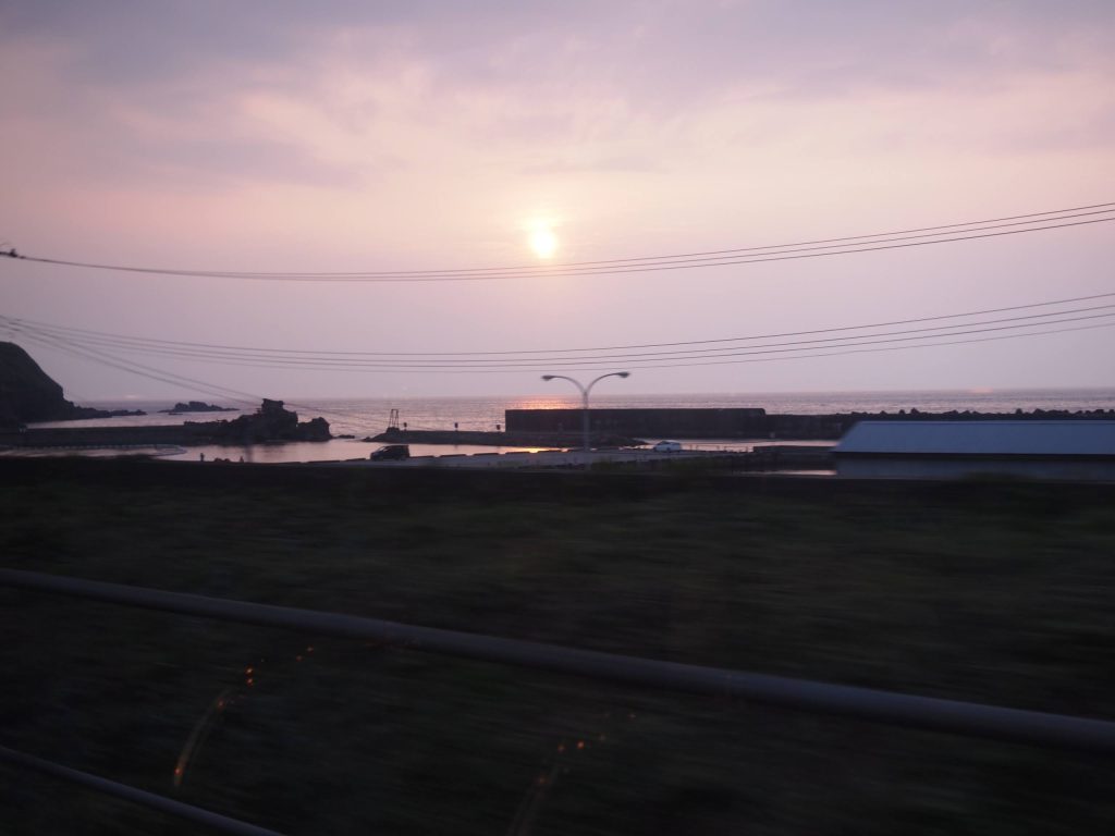 日本海のトワイライト