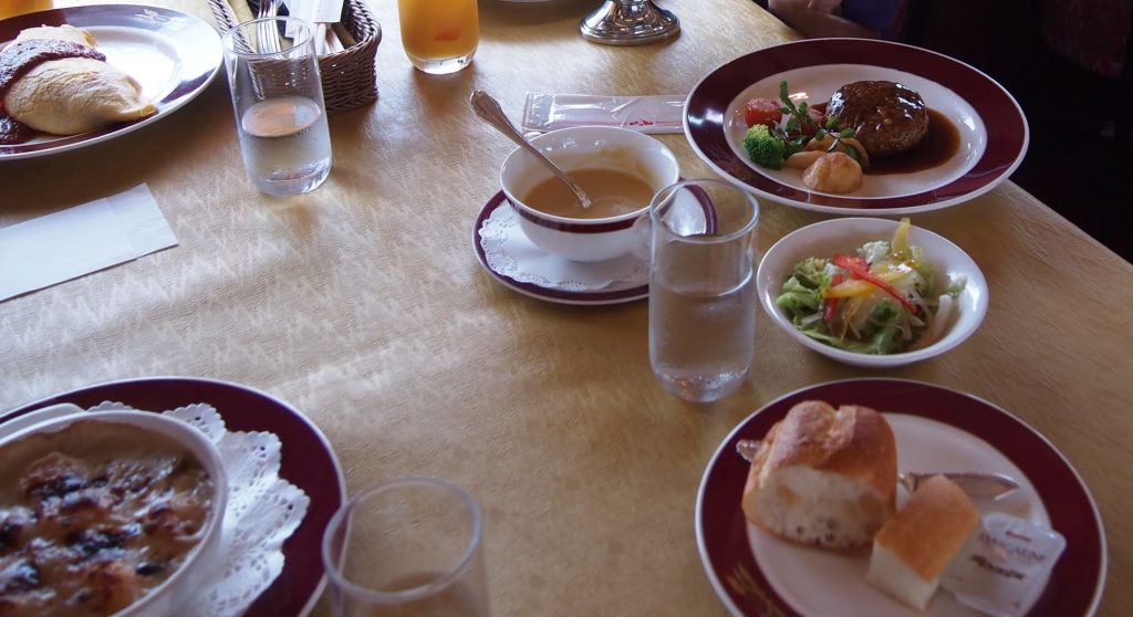 トワイライトエクスプレスのランチ