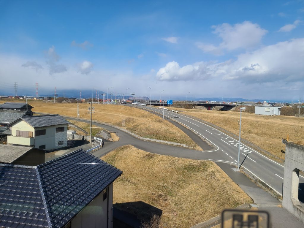養老鉄道　烏江ー美濃高田間　車窓