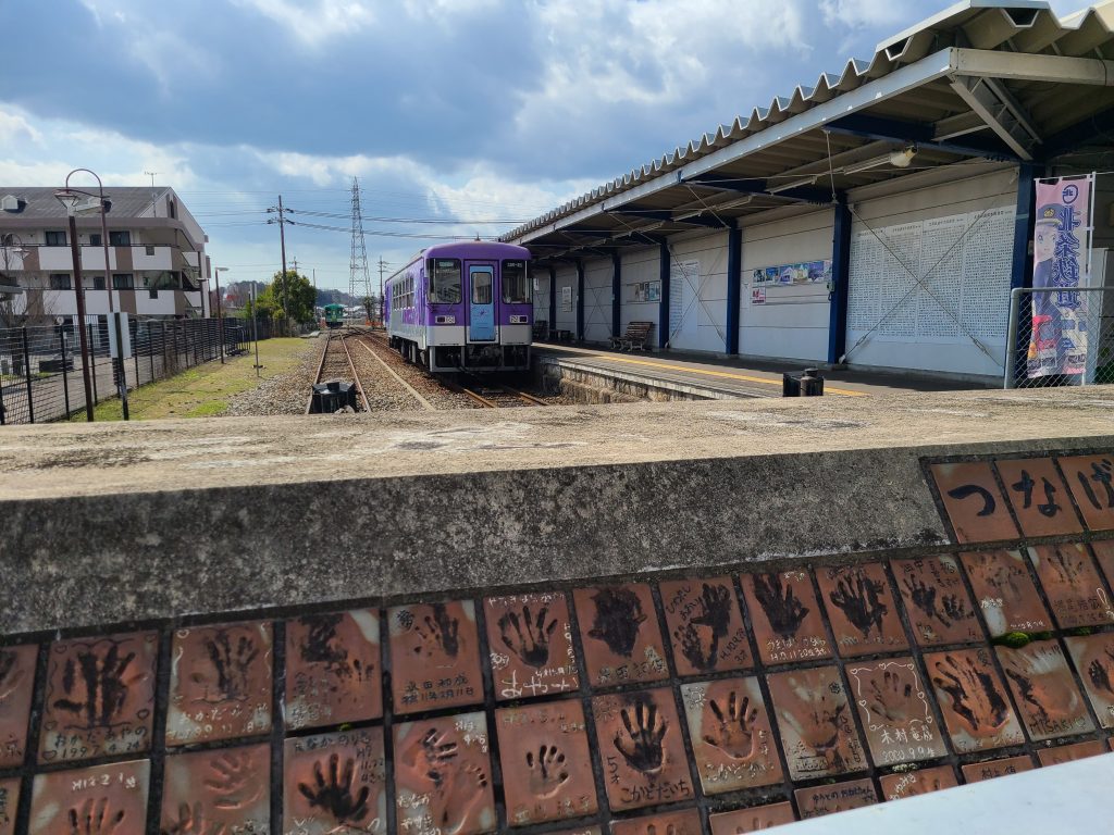 北条鉄道北条町駅構内風景