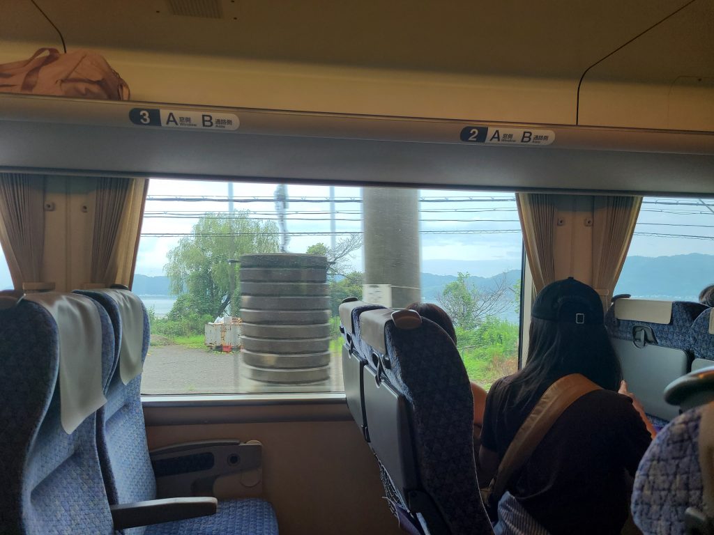 北近畿タンゴ鉄道　宮津ー天橋立間の車窓