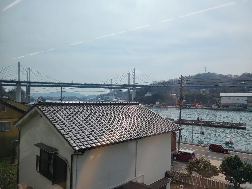 ＪＲ山陽本線東尾道ー尾道間車窓①