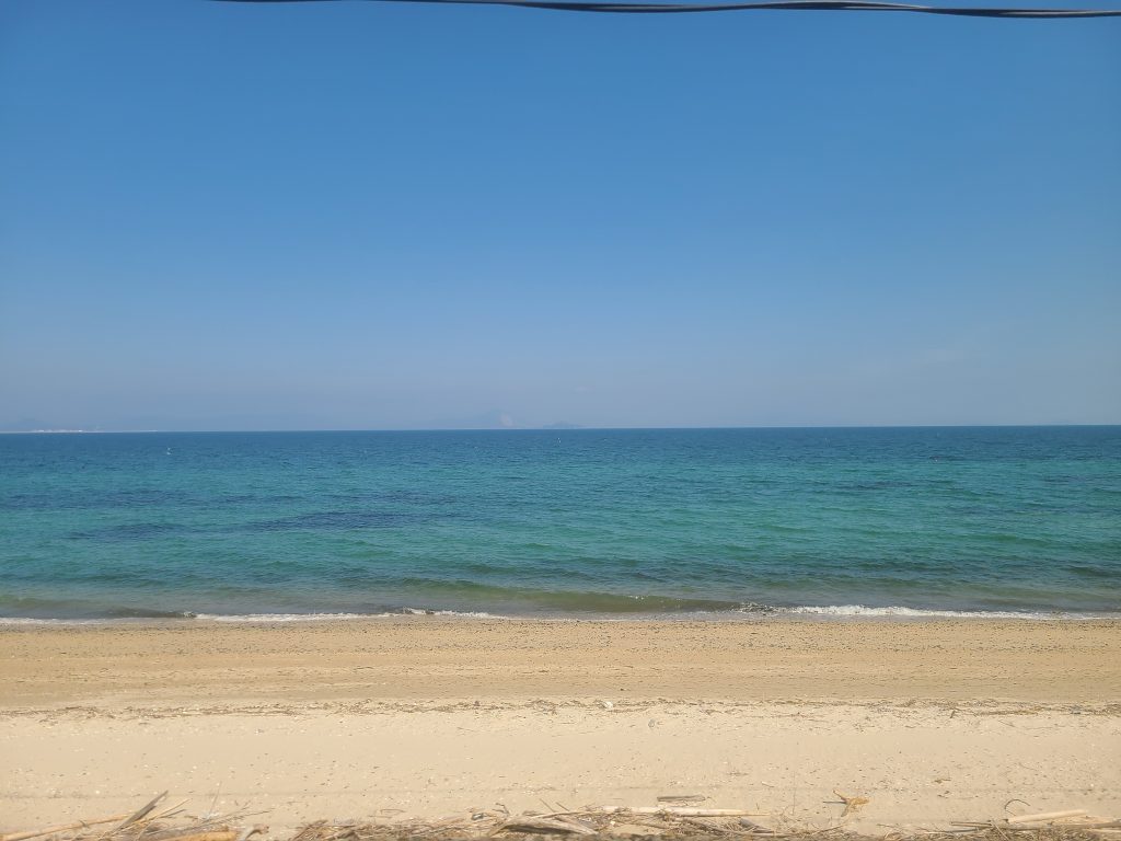 ＪＲ山陽本線藤生ー通津駅間車窓