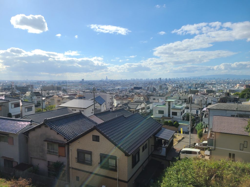 近鉄奈良線石切ー額田間車窓（昼間）