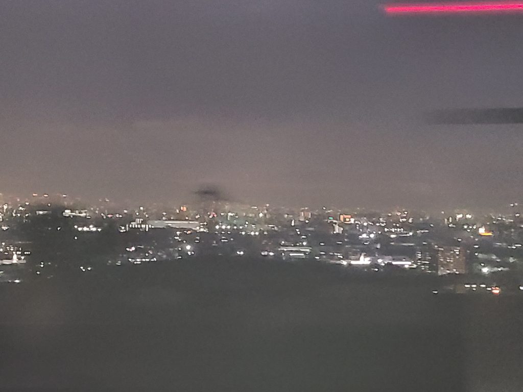 近鉄奈良線石切ー額田間車窓（夕方）