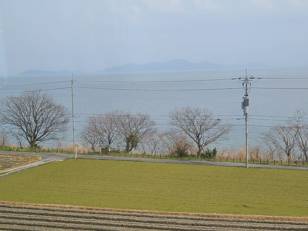 ＪＲ湖西線　比良ー近江舞子間