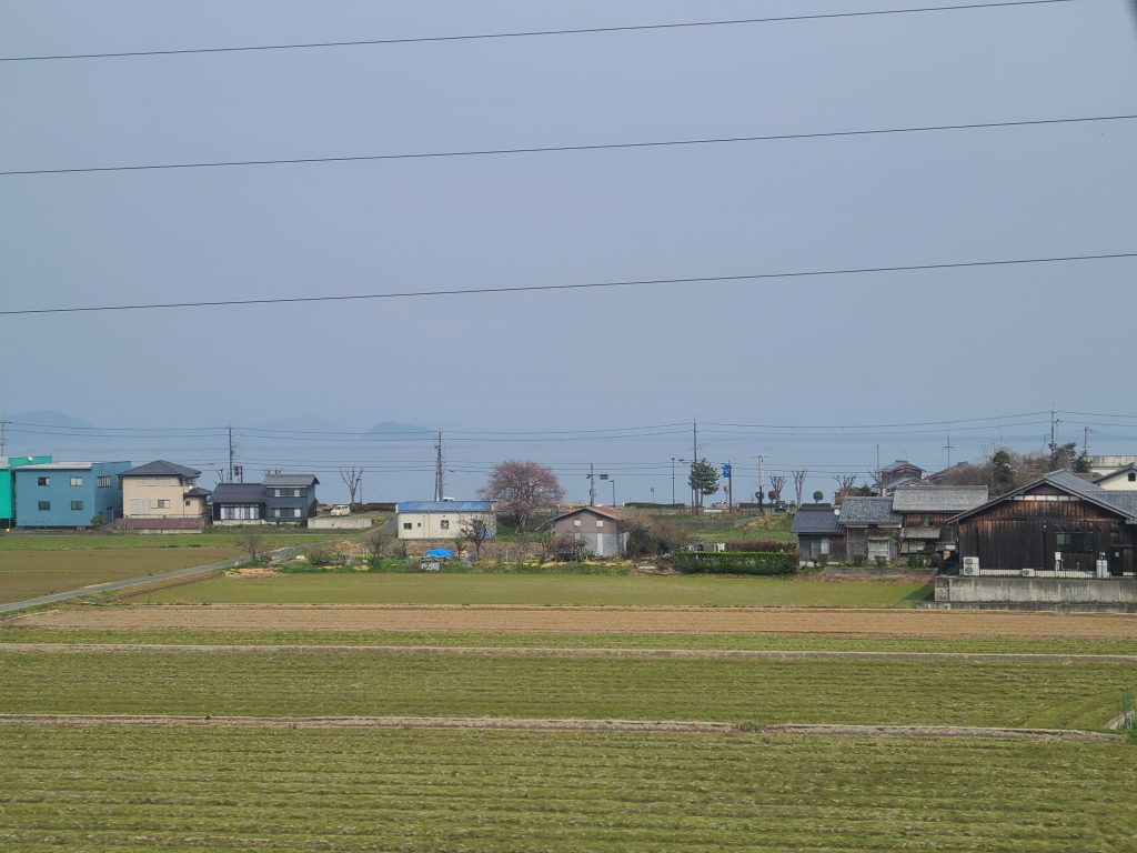 ＪＲ湖西線近江今津付近の車窓