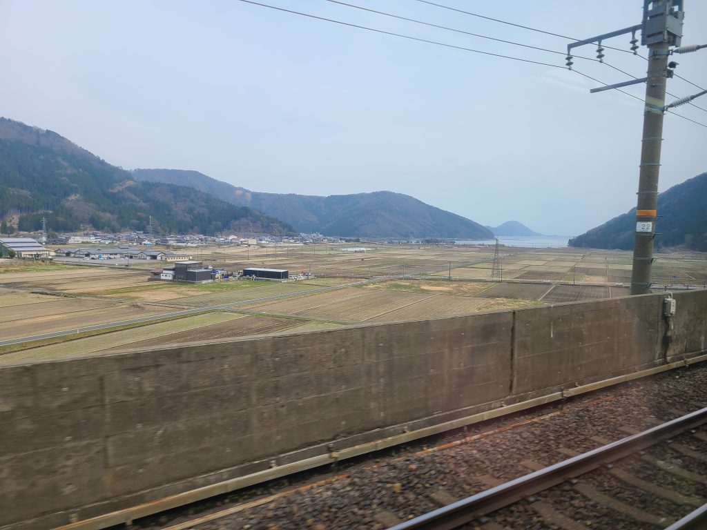 ＪＲ湖西線　永原ー近江塩津間車窓