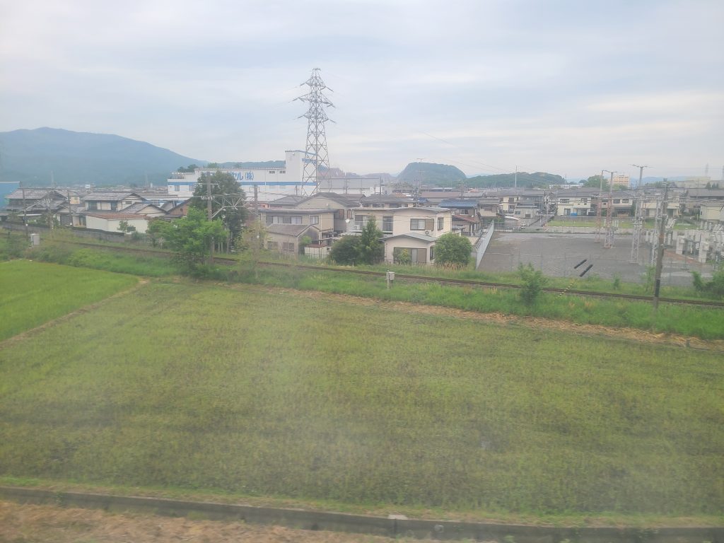 東海道本線 本線と新垂井線への分岐地点