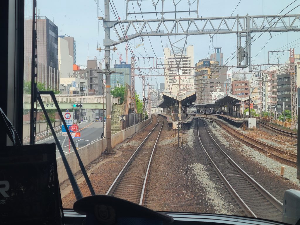 ＪＲ神戸線　元町駅付近の車窓