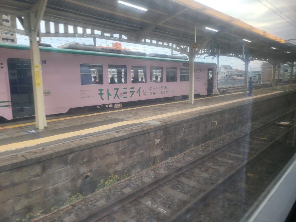 大垣駅に停車する樽見鉄道