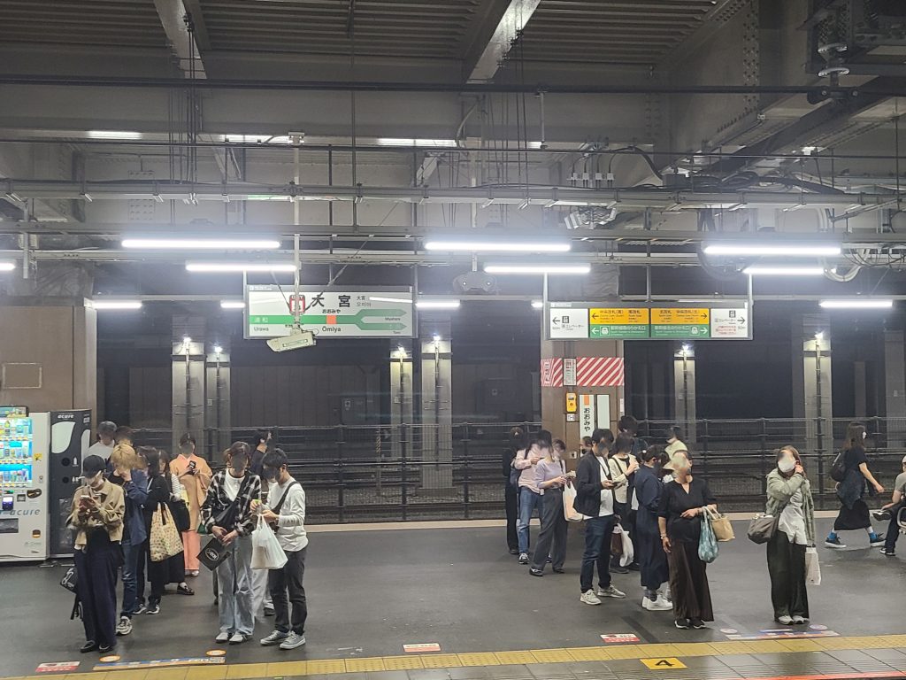 ＪＲ大宮駅ホームの写真
