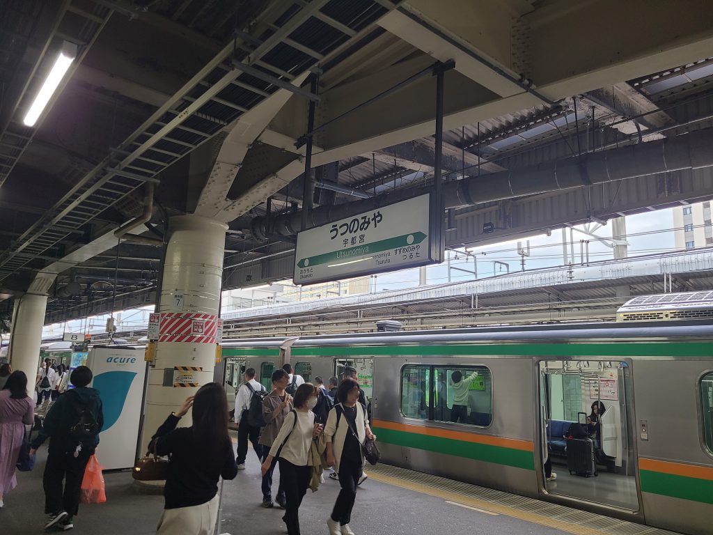 東北本線（宇都宮線）宇都宮駅駅名標