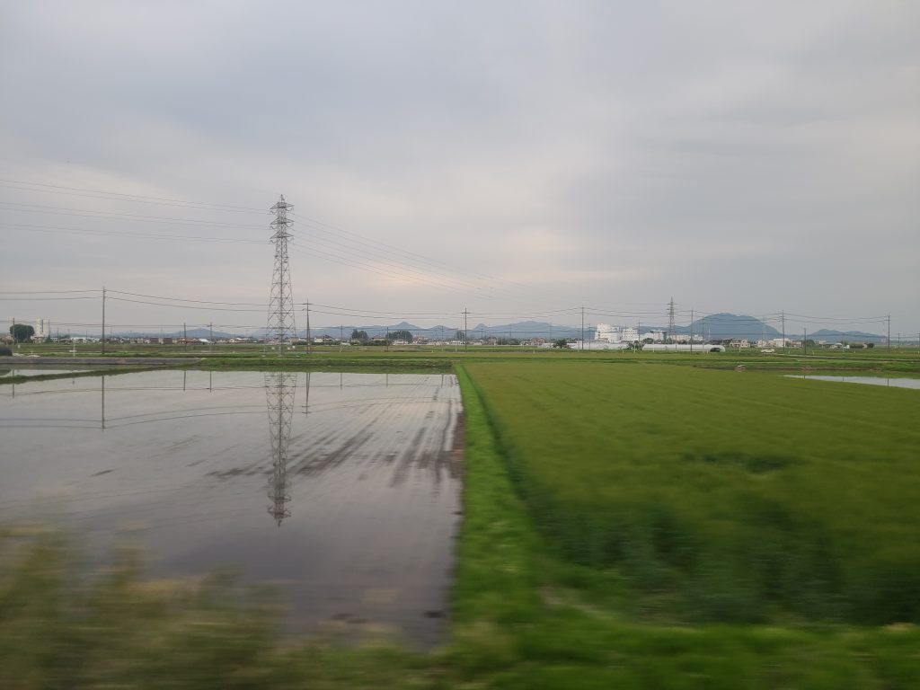 宇都宮線（東北本線）氏家-蒲須坂間の車窓です。