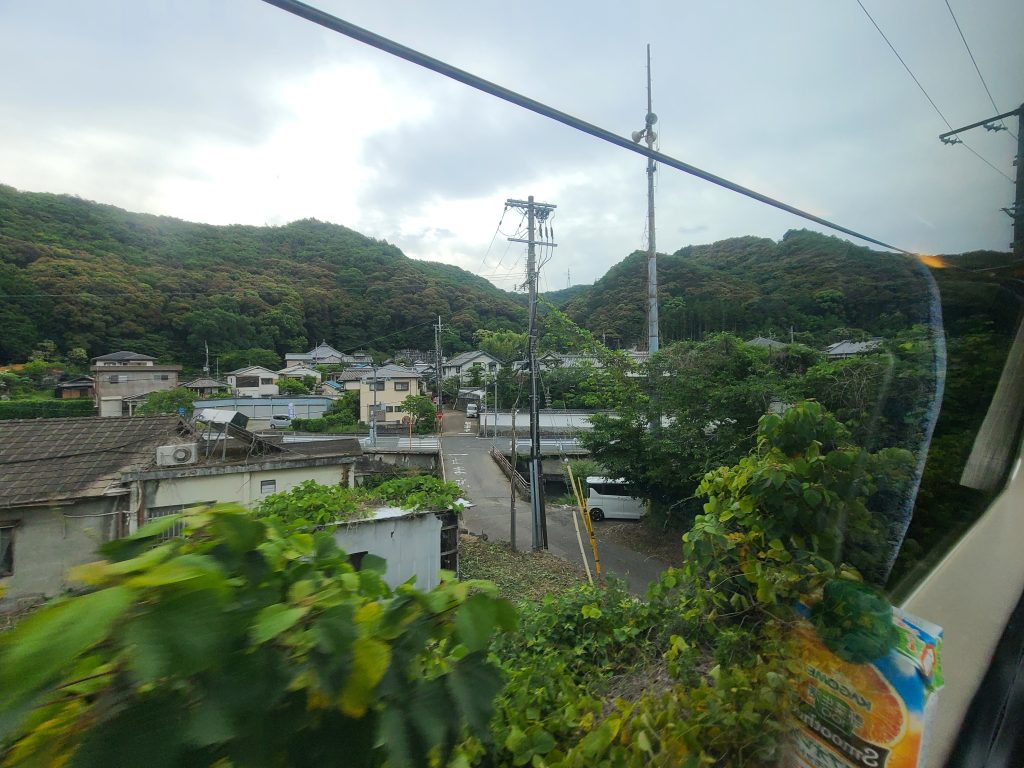 JR阪和線山中渓ー紀伊間車窓