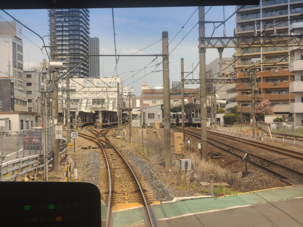 ＪＲ川越線　川越駅構内車窓