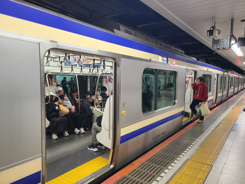 東京駅の停車する総武快速線