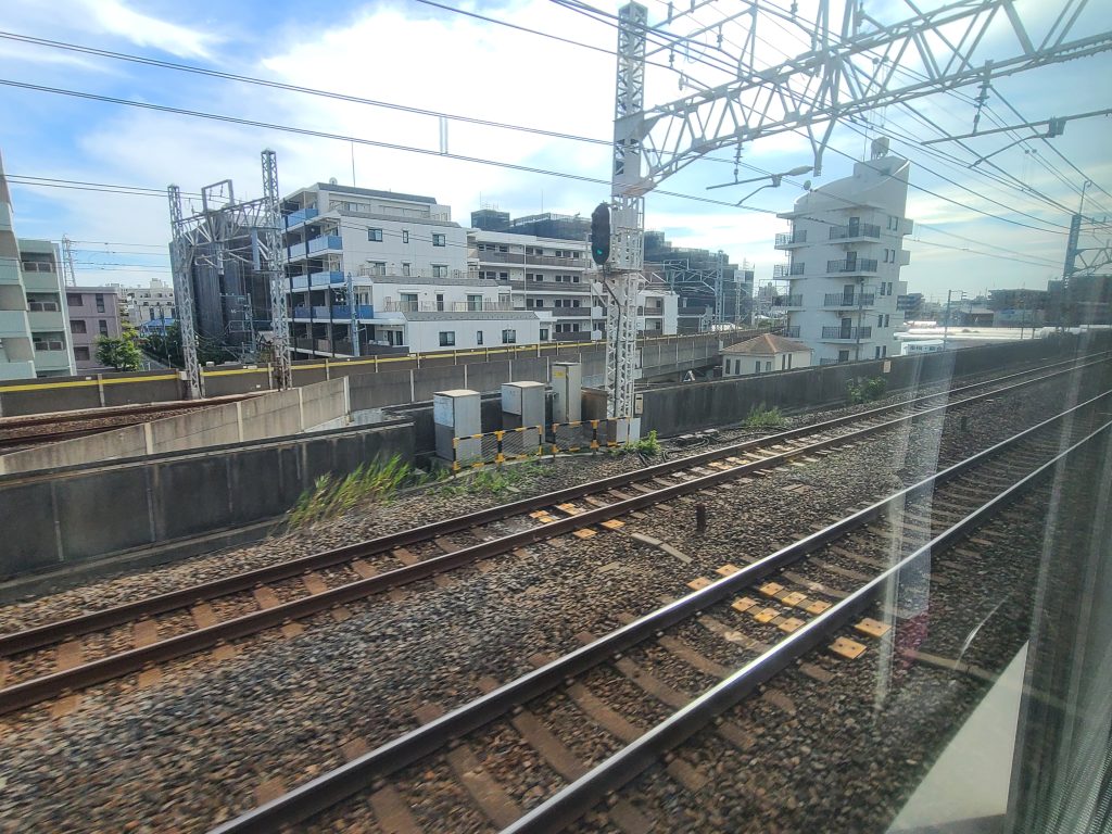 ＪＲ総武線西船橋付近の車窓