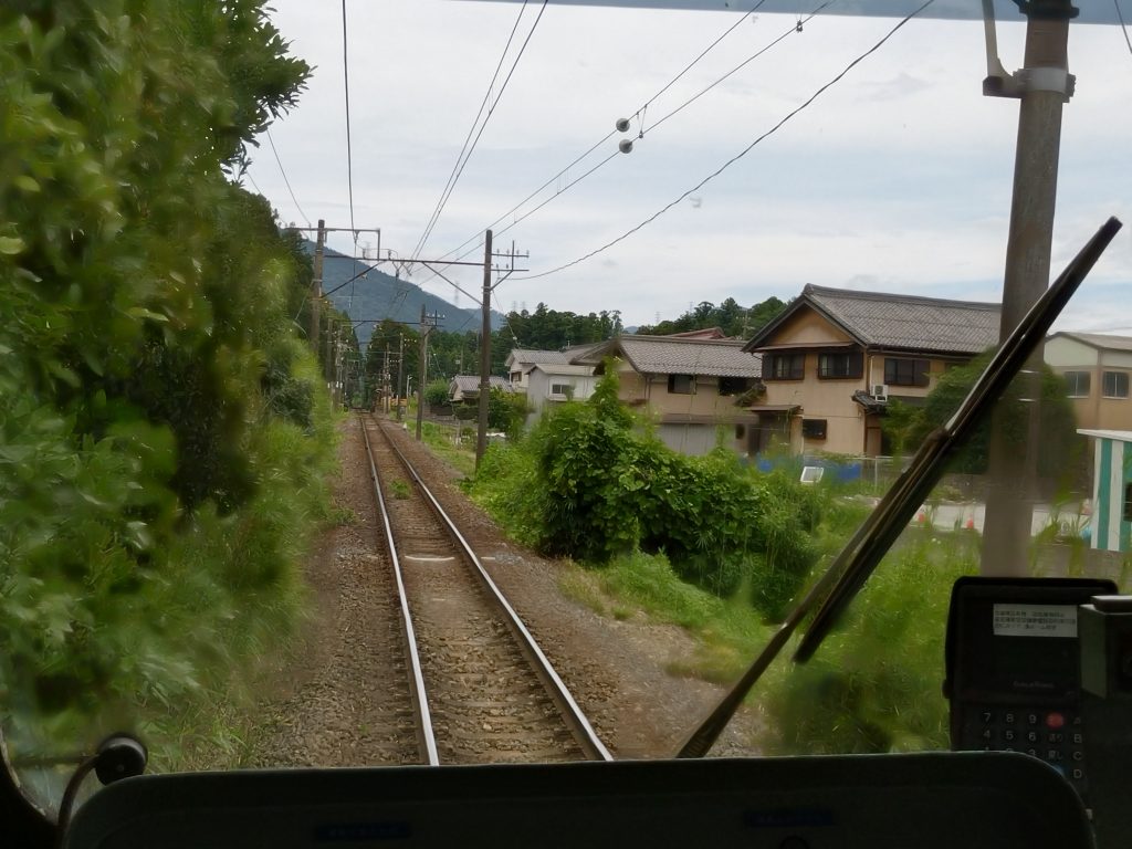三岐鉄道三岐線西藤原ー西野尻間車窓