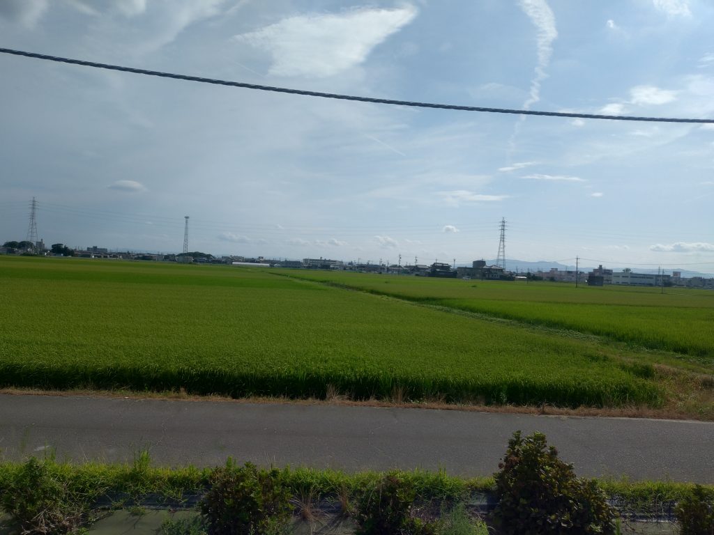 近鉄鈴鹿線柳ー伊勢若松間車窓