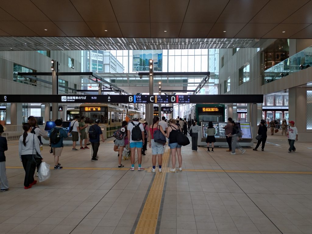 広島電鉄広島駅乗降場所