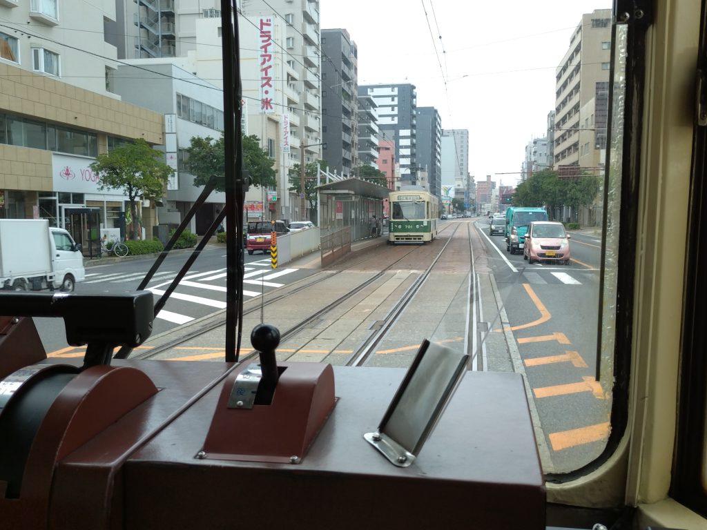 広島電鉄横川線車窓