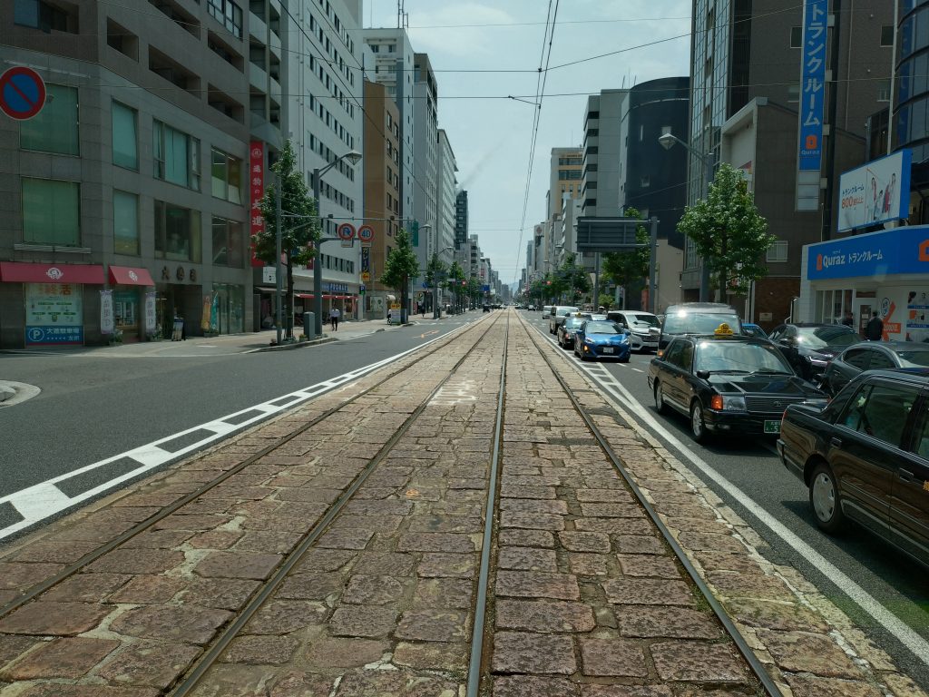 広島電鉄白島線車窓