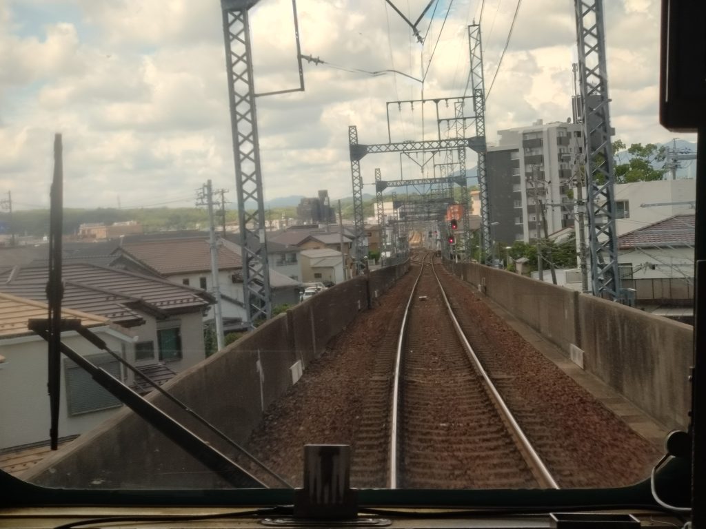 近鉄湯の山線近鉄四日市ー中川原間車窓