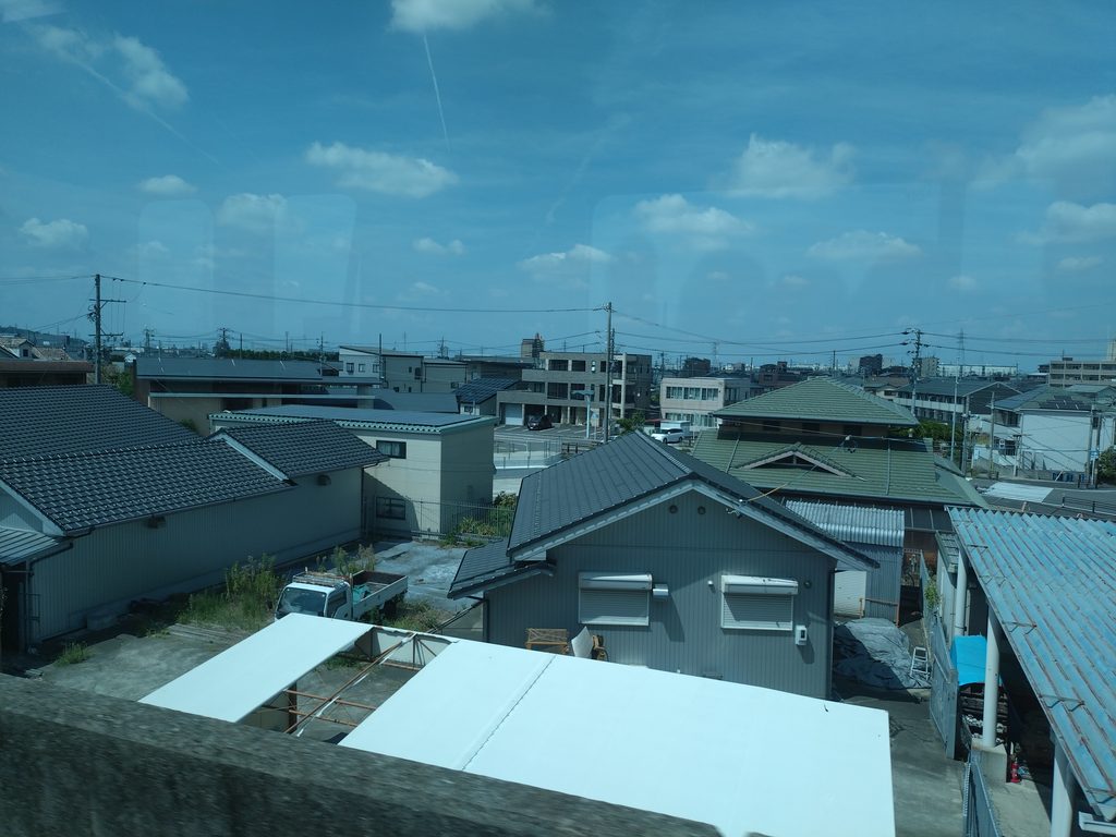 名鉄小牧線（味岡ー小牧原間）車窓