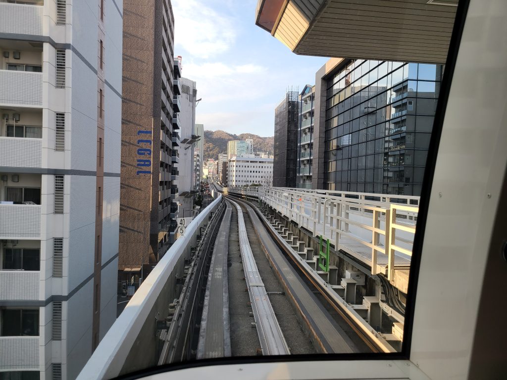 ポートライナー(貿易センターー三宮間車窓)