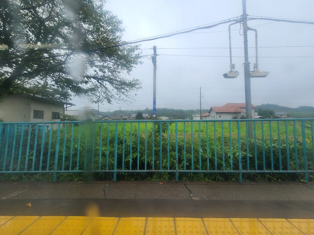 神戸電鉄三田線二郎駅ホーム