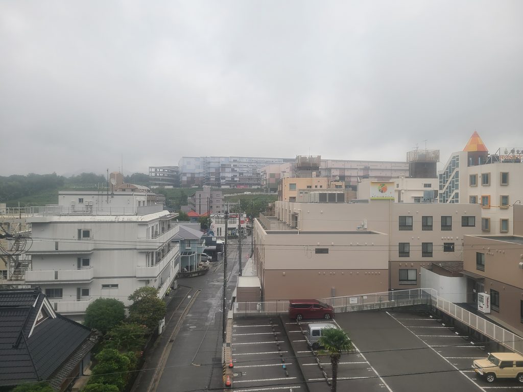 神戸電鉄三田線岡場駅付近車窓
