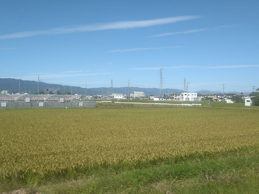 名鉄尾西線日比野ー佐屋間車窓