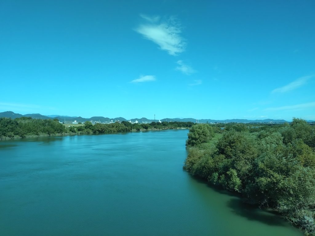 名鉄本線木曽川橋梁
